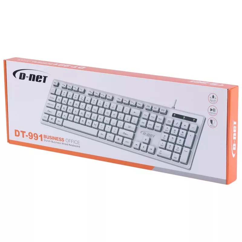 کیبورد دی نت dt-991 سفید - Image 6